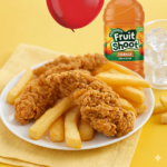 cod bite 2 pcs chips + fruit shoot